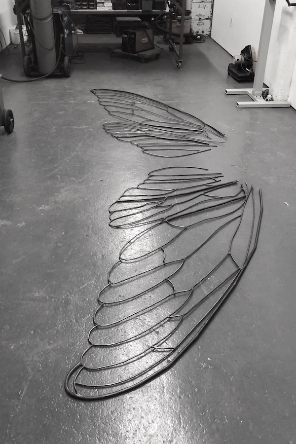Steel Wings Sculpture